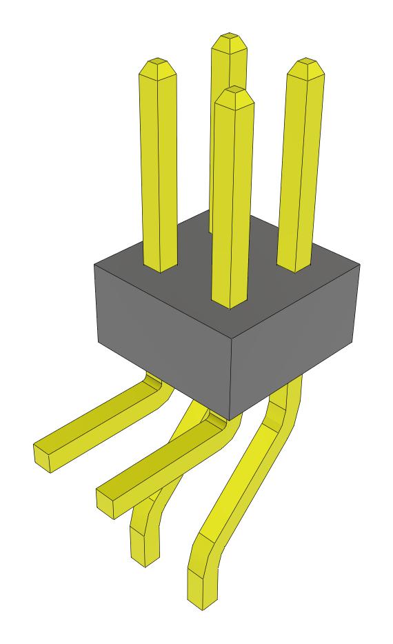 Samtec Mmt-102-02-L-Mt-Fr Connector, R/a Hdr, 4Pos, 2Row, 2mm, Smt/tht