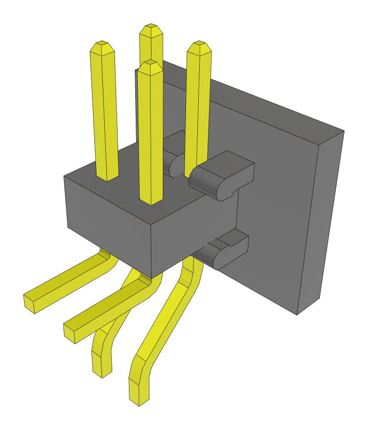 Samtec Mmt-102-02-L-Mt-P-Fr Connector, R/a Hdr, 4Pos, 2Row, 2mm, Smt/tht