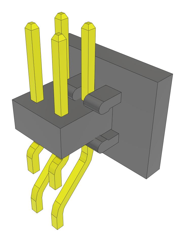 Samtec Mmt-102-02-S-Dh-P-Fr Connector, R/a Header, 4Pos, 2Row, 2mm, Smt