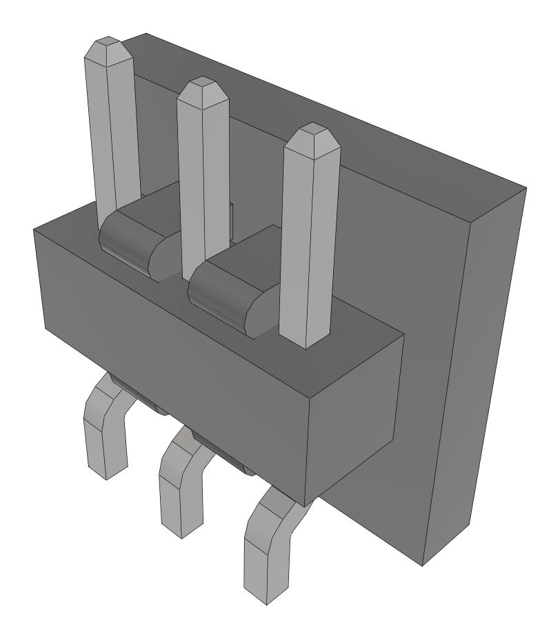 Samtec Mmt-103-01-T-Sh-P-Fr Connector, R/a Header, 3Pos, 1Row, 2mm, Smt