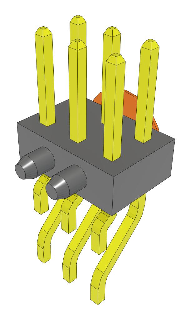 Samtec Mmt-103-02-L-Dh-A-K-Fr Connector, R/a Header, 6Pos, 2Row, 2mm, Smt