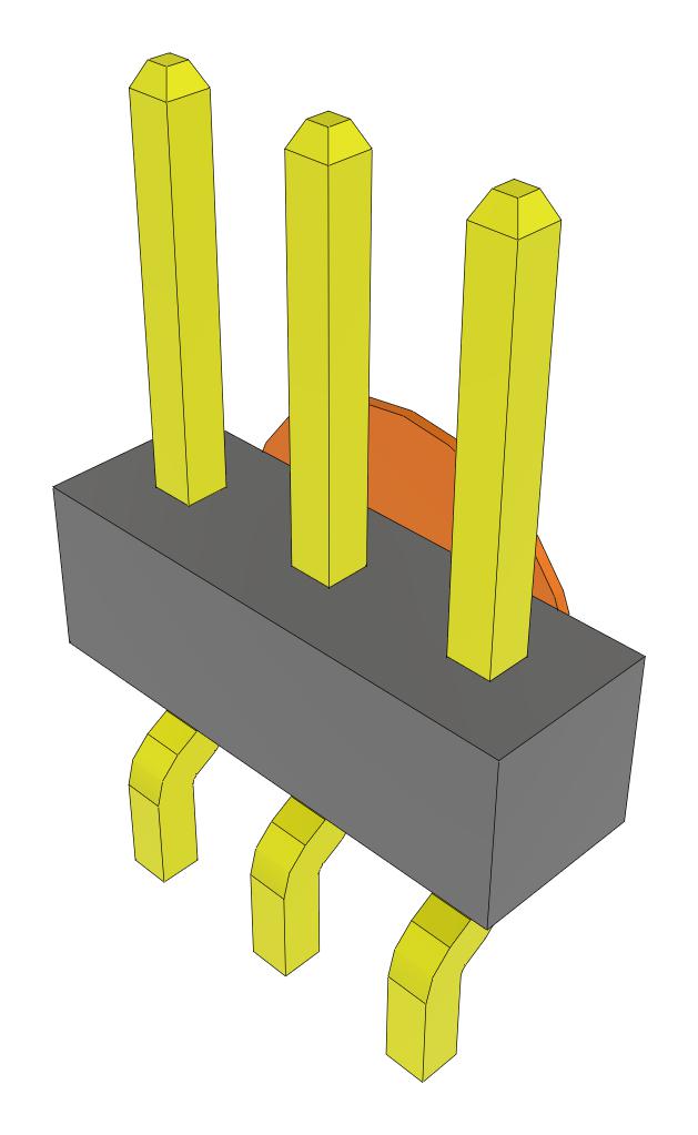 Samtec Mmt-103-02-S-Sh-K-Fr Connector, R/a Header, 3Pos, 1Row, 2mm, Smt