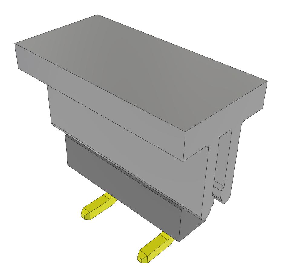 Samtec Mmt-104-01-F-Sv-P-Fr Connector, Header, 4Pos, 1Row, 2mm, Smt