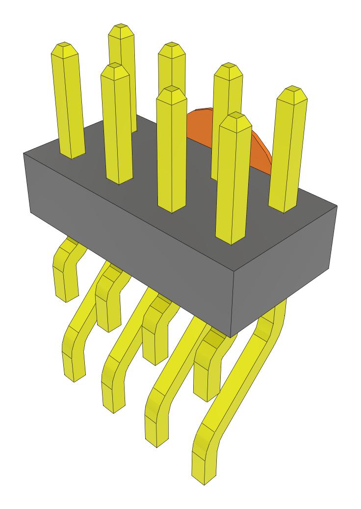 Samtec Mmt-104-01-L-Dh-K-Fr Connector, R/a Header, 8Pos, 2Row, 2mm, Smt