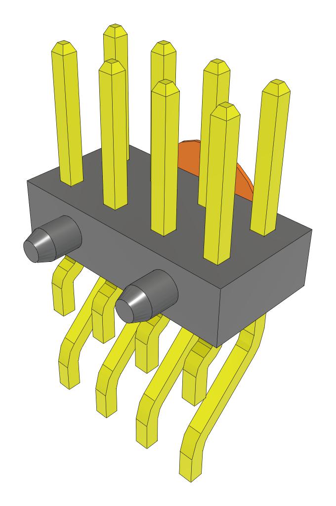 Samtec Mmt-104-02-L-Dh-A-K-Fr Connector, R/a Header, 8Pos, 2Row, 2mm, Smt