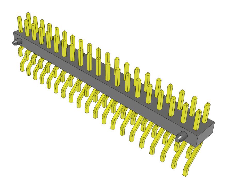 Samtec Mmt-120-01-F-Dh-A-Fr Connector, R/a Header, 40Pos, 2Row, 2mm, Smt