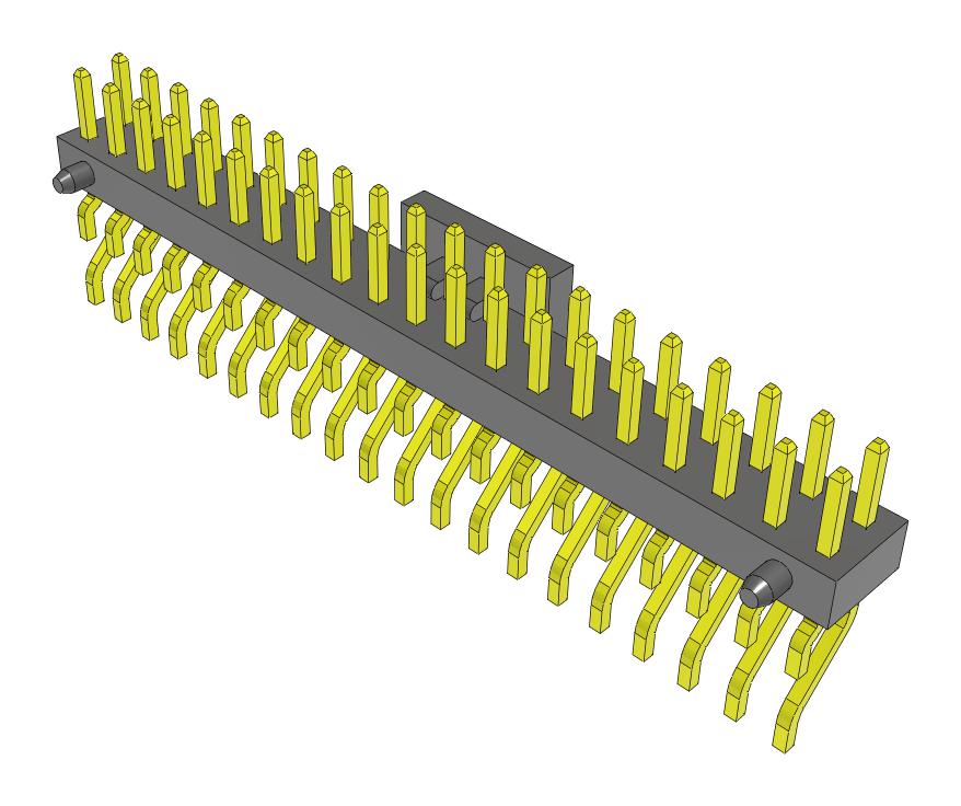 Samtec Mmt-120-01-L-Dh-A-P-Fr Connector, R/a Header, 40Pos, 2Row, 2mm, Smt