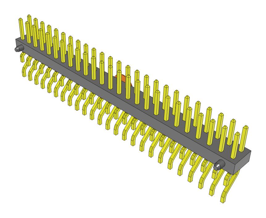 Samtec Mmt-125-02-F-Dh-A-K-Fr Connector, R/a Header, 50Pos, 2Row, 2mm, Smt