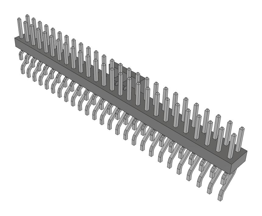 Samtec Mmt-126-02-T-Dh-P-Fr Connector, R/a Header, 52Pos, 2Row, 2mm, Smt