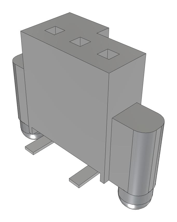 Samtec Sfm-103-02-L-S-A-Fr Connector, Rcpt, 3Pos, 1Row, 1.27mm