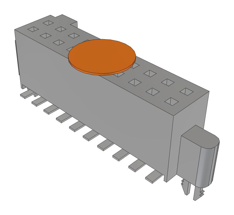 Samtec Sfm-110-02-S-D-Lc-K-Fr Connector, Rcpt, 20Pos, 2Row, 1.27mm