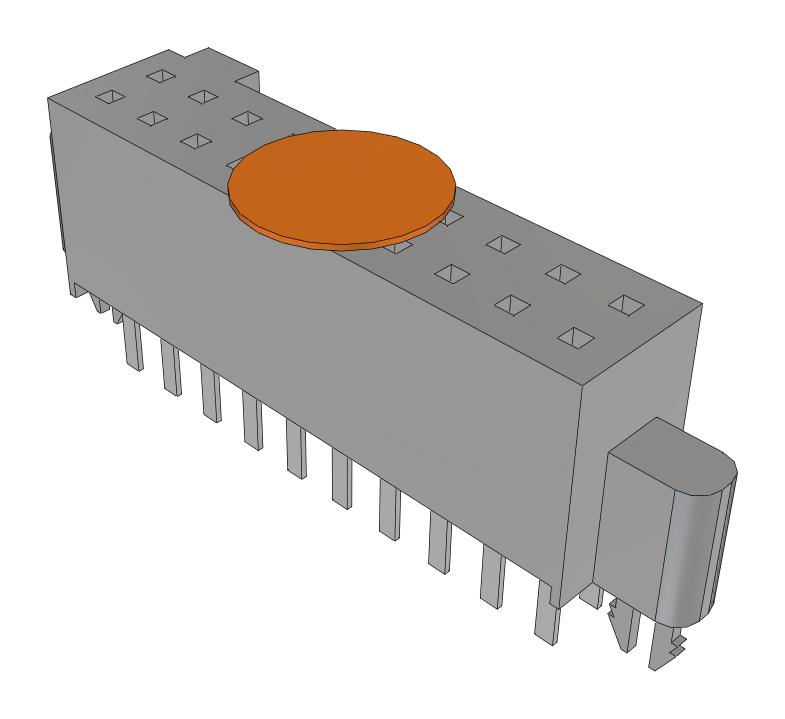 Samtec Sfm-110-03-S-D-Lc-K-Fr Connector, Rcpt, 20Pos, 2Row, 1.27mm