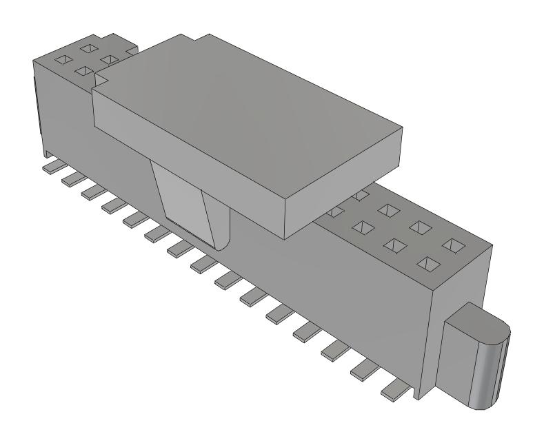 Samtec Sfm-115-L2-L-D-P-Fr Connector, Rcpt, 30Pos, 2Row, 1.27mm