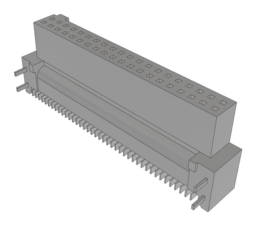 Samtec Sfm-120-02-L-Dh-Fr Connector, R/a Rcpt, 40Pos, 2Row, 1.27mm