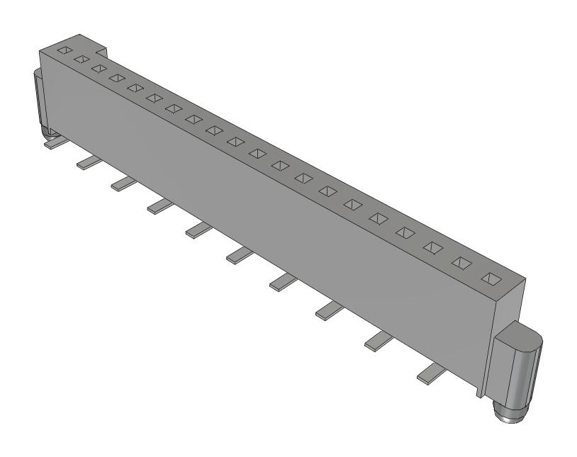 Samtec Sfm-120-02-L-S-A-Fr Connector, Rcpt, 20Pos, 1Row, 1.27mm