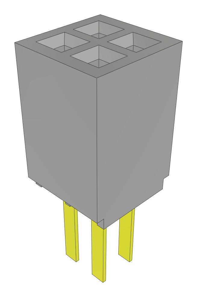 Samtec Sfmc-102-01-L-D-Fr Connector, Rcpt, 4Pos, 2Row, 1.27mm