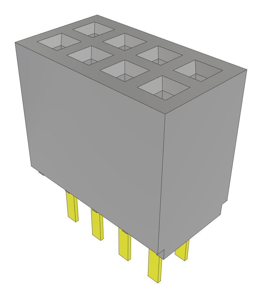 Samtec Sfmc-104-03-L-D-Fr Connector, Rcpt, 8Pos, 2Row, 1.27mm