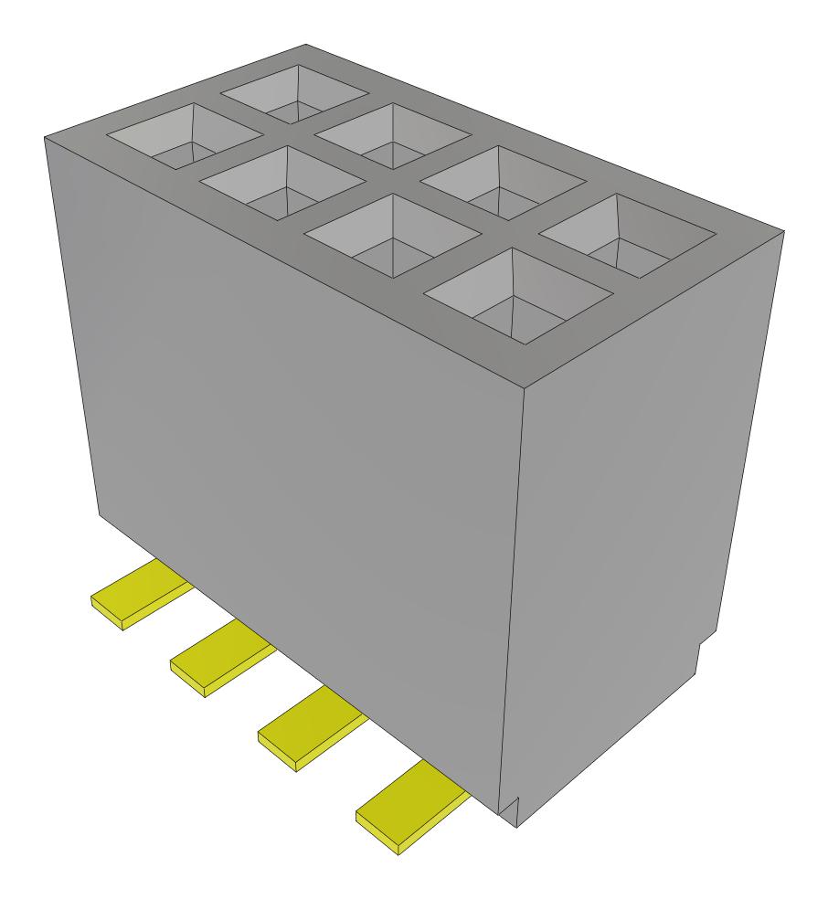 Samtec Sfmc-104-L2-L-D-Fr Connector, Rcpt, 8Pos, 2Row, 1.27mm