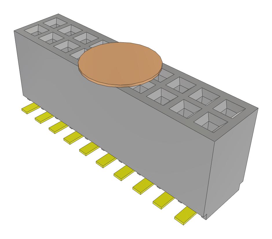 Samtec Sfmc-110-02-L-D-K-Fr Connector, Rcpt, 20Pos, 2Row, 1.27mm