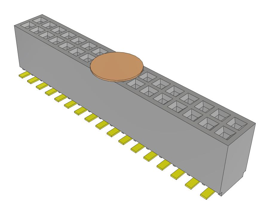 Samtec Sfmc-117-L2-Stl-D-K-Fr Connector, Rcpt, 34Pos, 2Row, 1.27mm