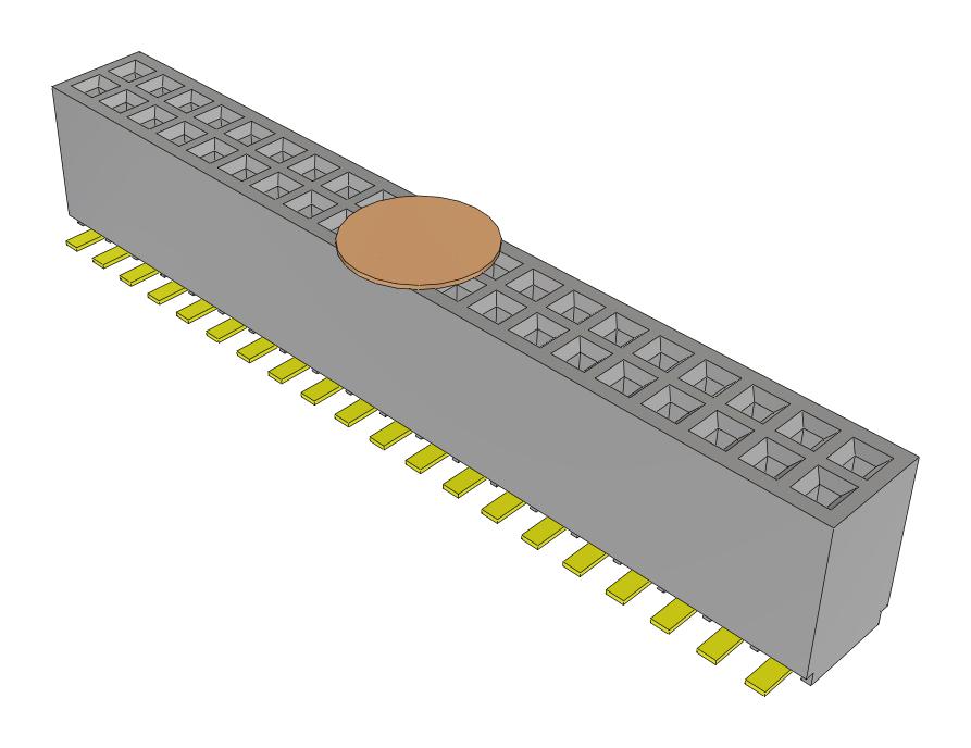 Samtec Sfmc-120-T2-S-D-K-Fr Connector, Rcpt, 40Pos, 2Row, 1.27mm