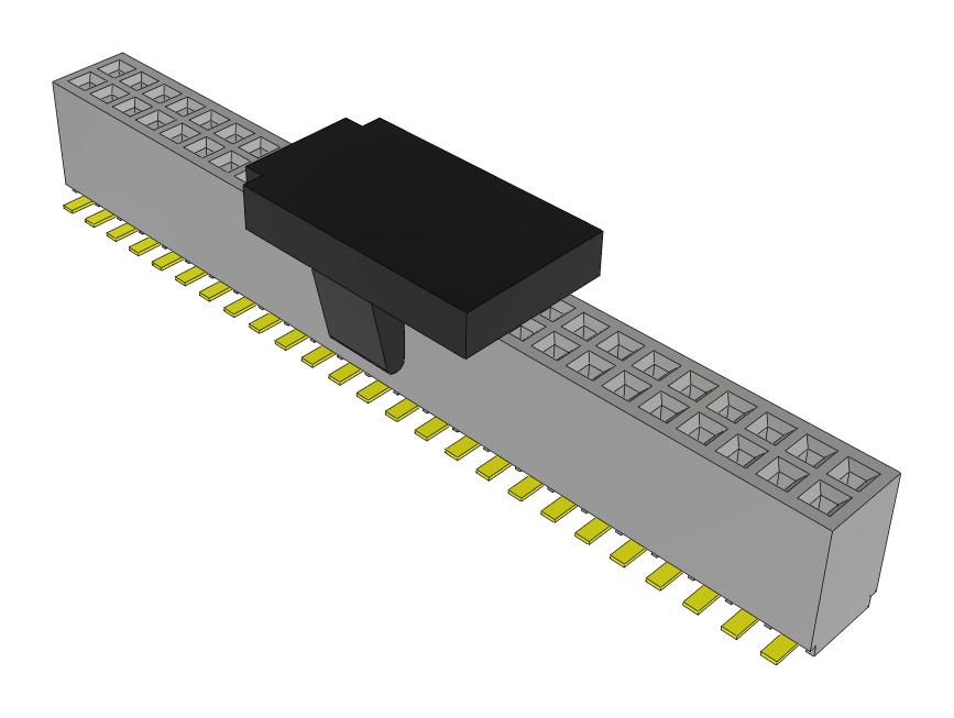 Samtec Sfmc-125-T2-S-D-P-Fr Connector, Rcpt, 50Pos, 2Row, 1.27mm