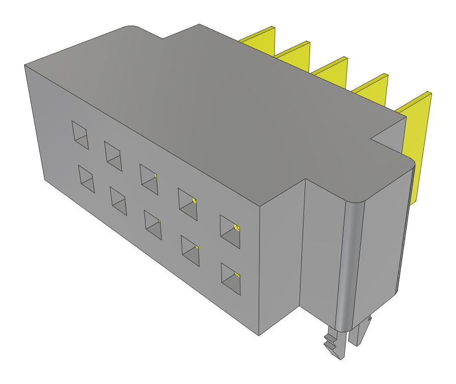 Samtec Sfmh-105-02-L-D-Lc-Fr Connector, R/a Rcpt, 10Pos, 2Row, 1.27mm