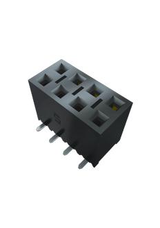 Samtec Ssm-104-F-Dv-Fr Connector, Rcpt, 8Pos, 2Row, 2.54mm