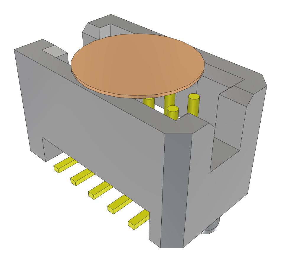 Samtec Tfml-105-02-F-D-A-K-Fr Connector, Header, 10Pos, 2Row, 1.27mm, Smt