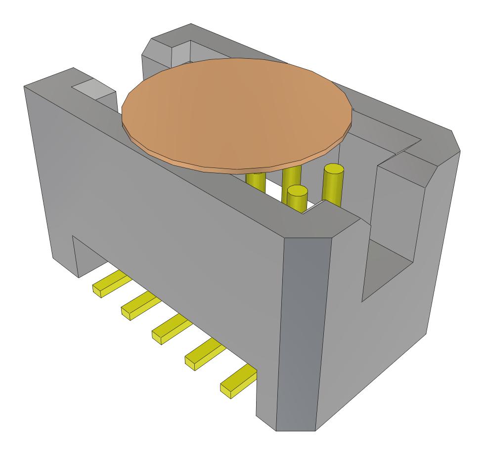 Samtec Tfml-105-02-F-D-K-Fr Connector, Header, 10Pos, 2Row, 1.27mm, Smt