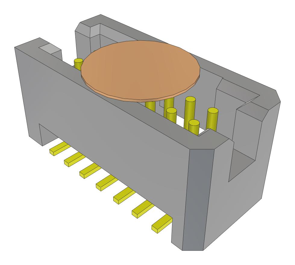 Samtec Tfml-107-02-L-D-K-Fr Connector, Header, 14Pos, 2Row, 1.27mm, Smt