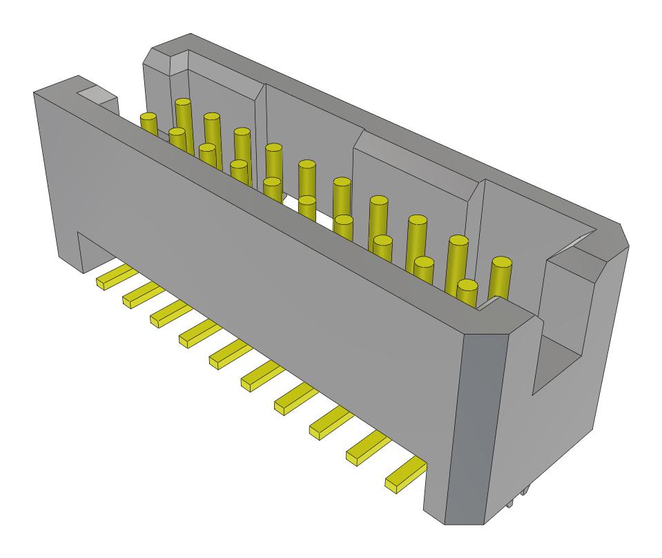 Samtec Tfml-110-02-S-D-Lc-Fr Connector, Header, 20Pos, 2Row, 1.27mm, Smt