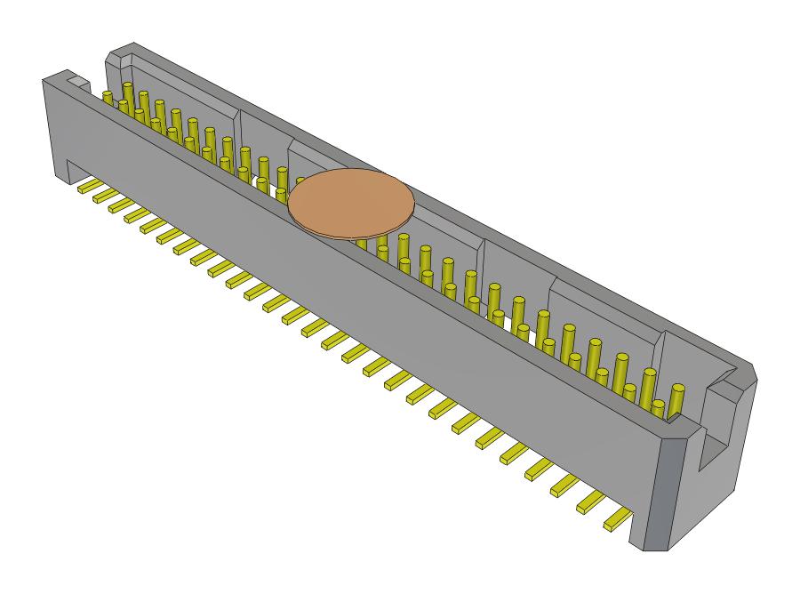 Samtec Tfml-127-02-S-D-K-Fr Connector, Header, 54Pos, 2Row, 1.27mm, Smt