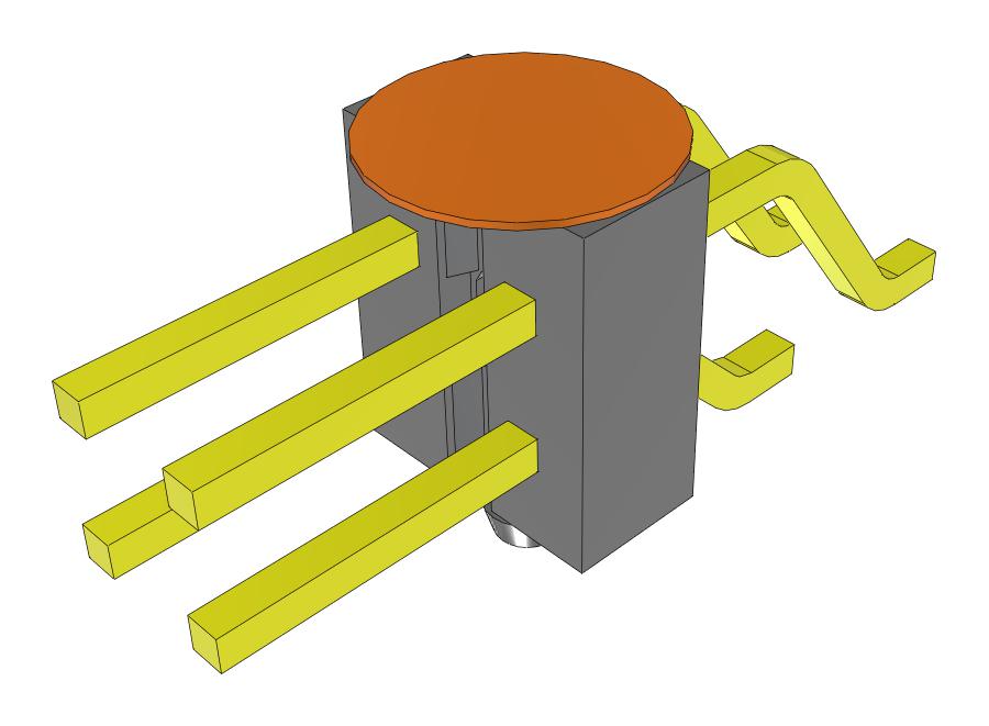 Samtec Tsm-102-01-T-Dh-A-K-Fr Connector, R/a Hdr, 4Pos, 2Row, 2.54mm, Smt