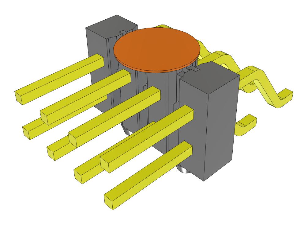 Samtec Tsm-104-01-L-Dh-A-K-Fr Connector, R/a Hdr, 8Pos, 2Row, 2.54mm, Smt