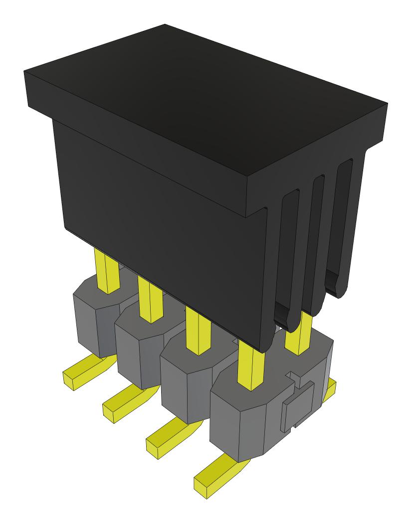 Samtec Tsm-104-02-L-Dv-P-Fr Connector, Header, 8Pos, 2Row, 2.54mm, Smt