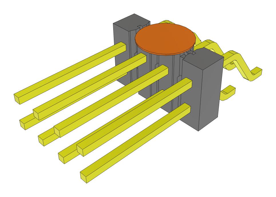 Samtec Tsm-104-03-F-Dh-K-Fr Connector, R/a Hdr, 8Pos, 2Row, 2.54mm, Smt