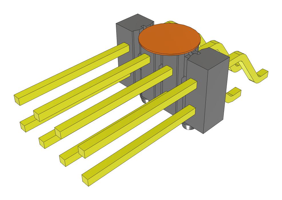 Samtec Tsm-104-03-L-Dh-A-K-Fr Connector, R/a Hdr, 8Pos, 2Row, 2.54mm, Smt