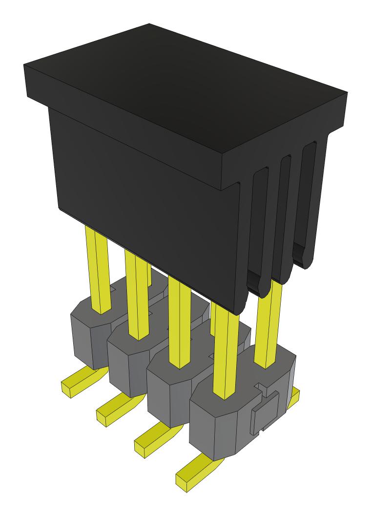 Samtec Tsm-104-03-L-Dv-P-Fr Connector, Header, 8Pos, 2Row, 2.54mm, Smt