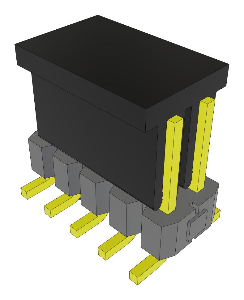 Samtec Tsm-105-01-F-Dv-A-P-Fr Connector, Header, 10Pos, 2Row, 2.54mm, Smt