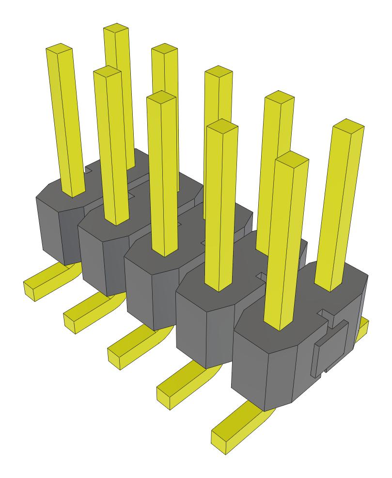 Samtec Tsm-105-01-F-Dv-Fr Connector, Header, 10Pos, 2Row, 2.54mm, Smt