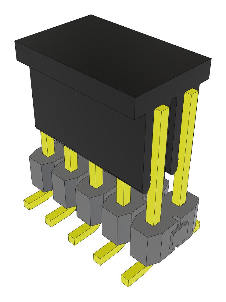 Samtec Tsm-105-02-L-Dv-A-P-Fr Connector, Header, 10Pos, 2Row, 2.54mm, Smt