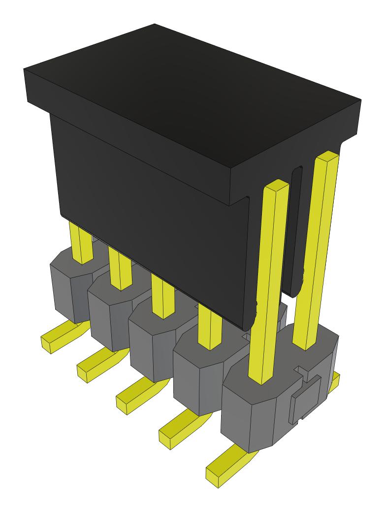 Samtec Tsm-105-02-L-Dv-P-Fr Connector, Header, 10Pos, 2Row, 2.54mm, Smt