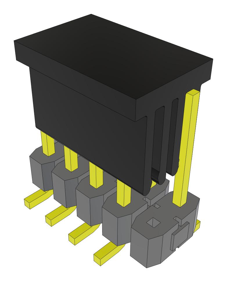 Samtec Tsm-105-02-S-Dv-009-P-Fr Connector, Header, 10Pos, 2Row, 2.54mm, Smt