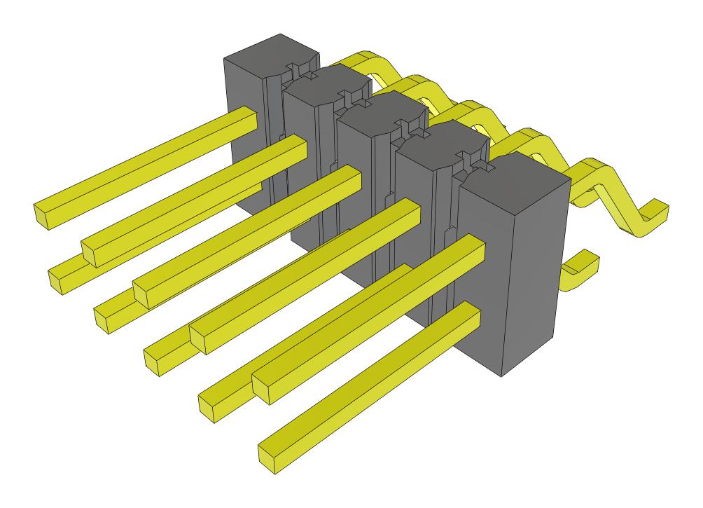 Samtec Tsm-105-02-T-Dh-Fr Connector, R/a Hdr, 10Pos, 2Row, 2.54mm, Smt