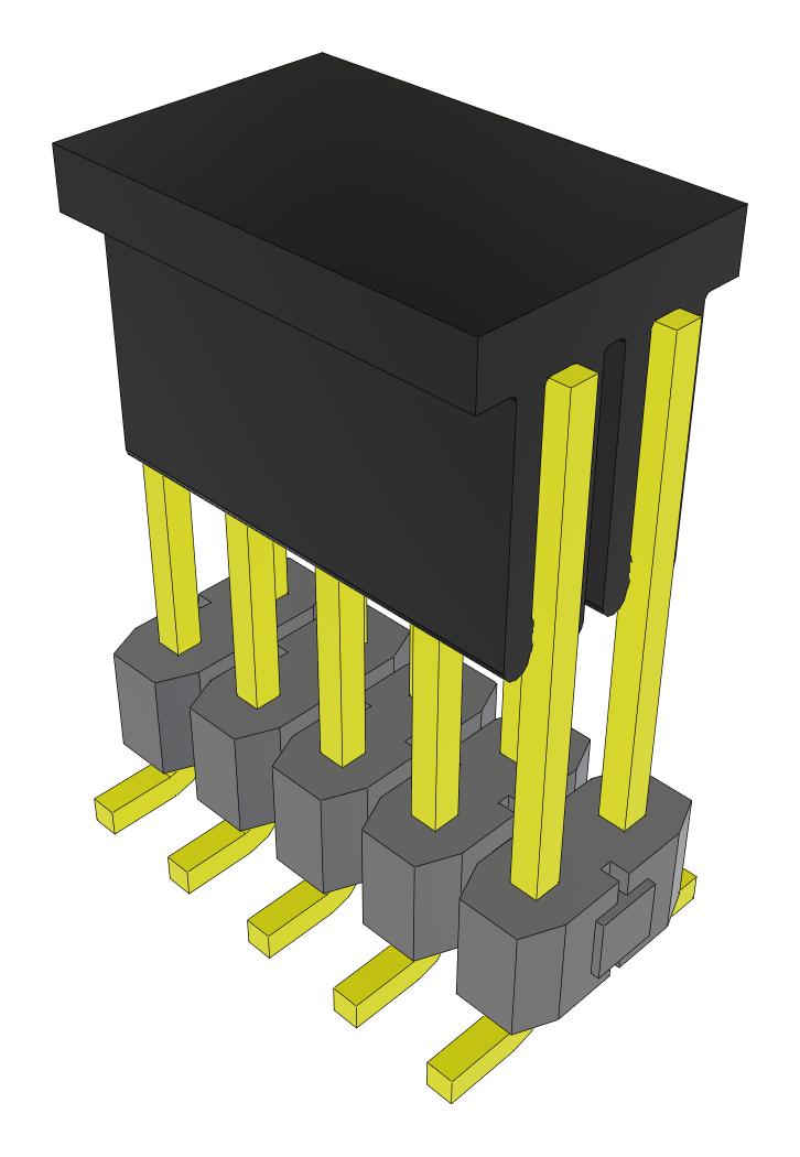 Samtec Tsm-105-03-F-Dv-P-Fr Connector, Header, 10Pos, 2Row, 2.54mm, Smt