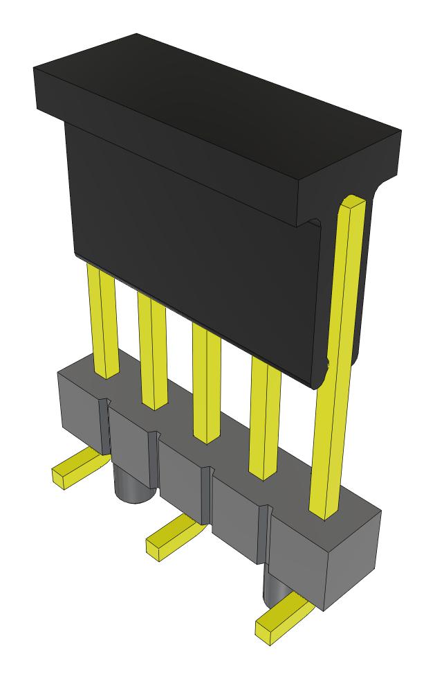 Samtec Tsm-105-03-T-Sv-A-P-Fr Connector, Header, 5Pos, 1Row, 2.54mm, Smt