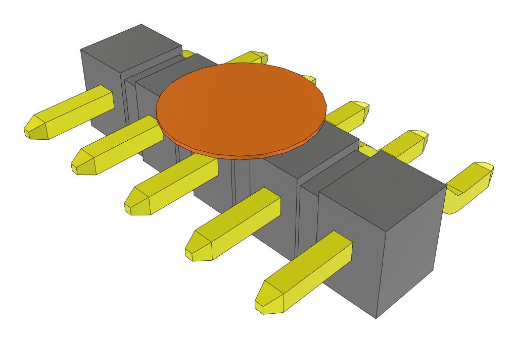 Samtec Tsm-105-04-Tm-Sh-K-Fr Connector, R/a Hdr, 5Pos, 1Row, 2.54mm, Smt