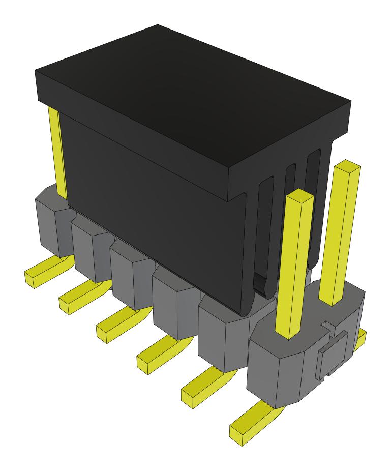 Samtec Tsm-106-01-F-Dv-A-P-Fr Connector, Header, 12Pos, 2Row, 2.54mm, Smt