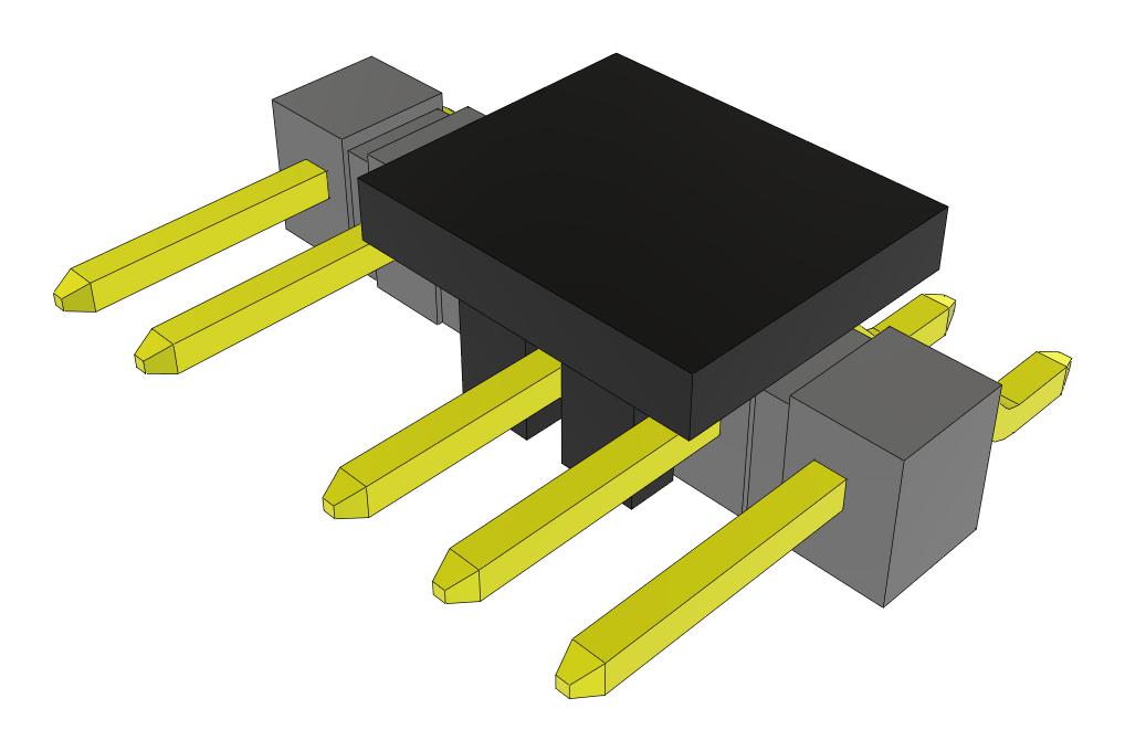 Samtec Tsm-106-01-Lm-Sh-004-P-Fr Connector, R/a Hdr, 6Pos, 1Row, 2.54mm, Smt